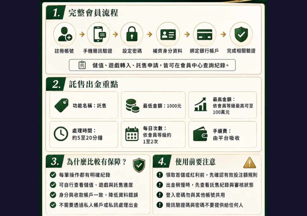 鉅城娛樂城可信度建立在完整會員流程