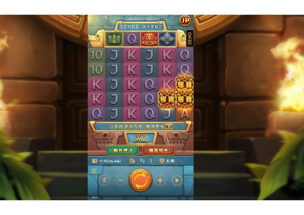 RSG電子勇闖黃金城遊戲介面